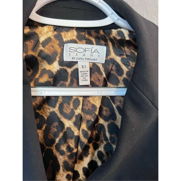 Sofia Vergara Sofia Jacket‎ Black XS NWT - Picture 4 of 7
